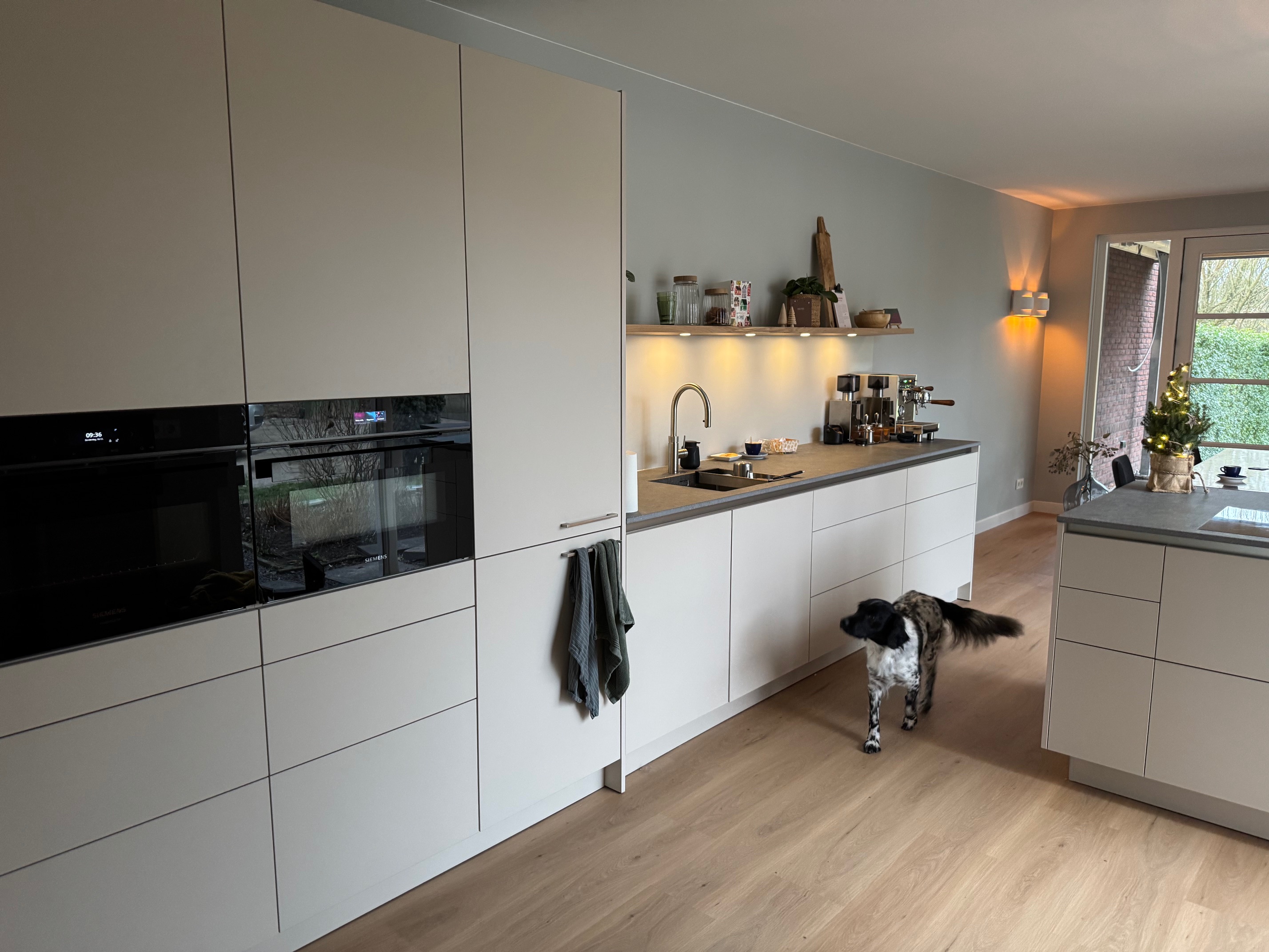 bm sandbeige met Dekton Grafite blad, foto 2